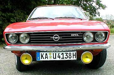 J�rg's Manta-A von vorne